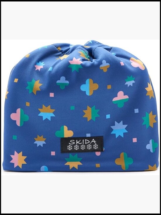 Stretch Fit Fleece Lined Beanie Ski Hat Lightweight Winter Sports